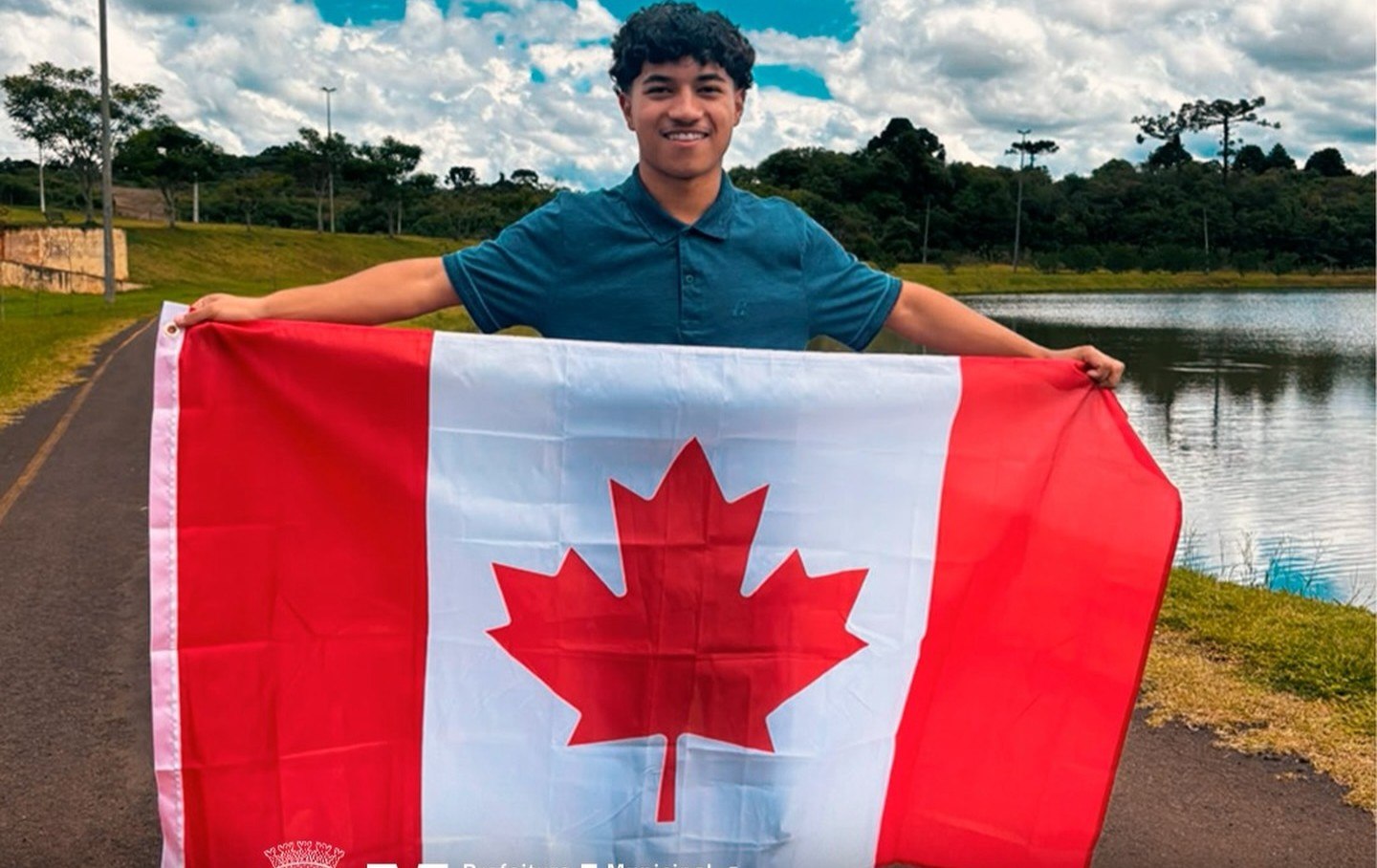 Aluno da comunidade Guarani é selecionado para intercâmbio no Canadá pelo Governo do Paraná