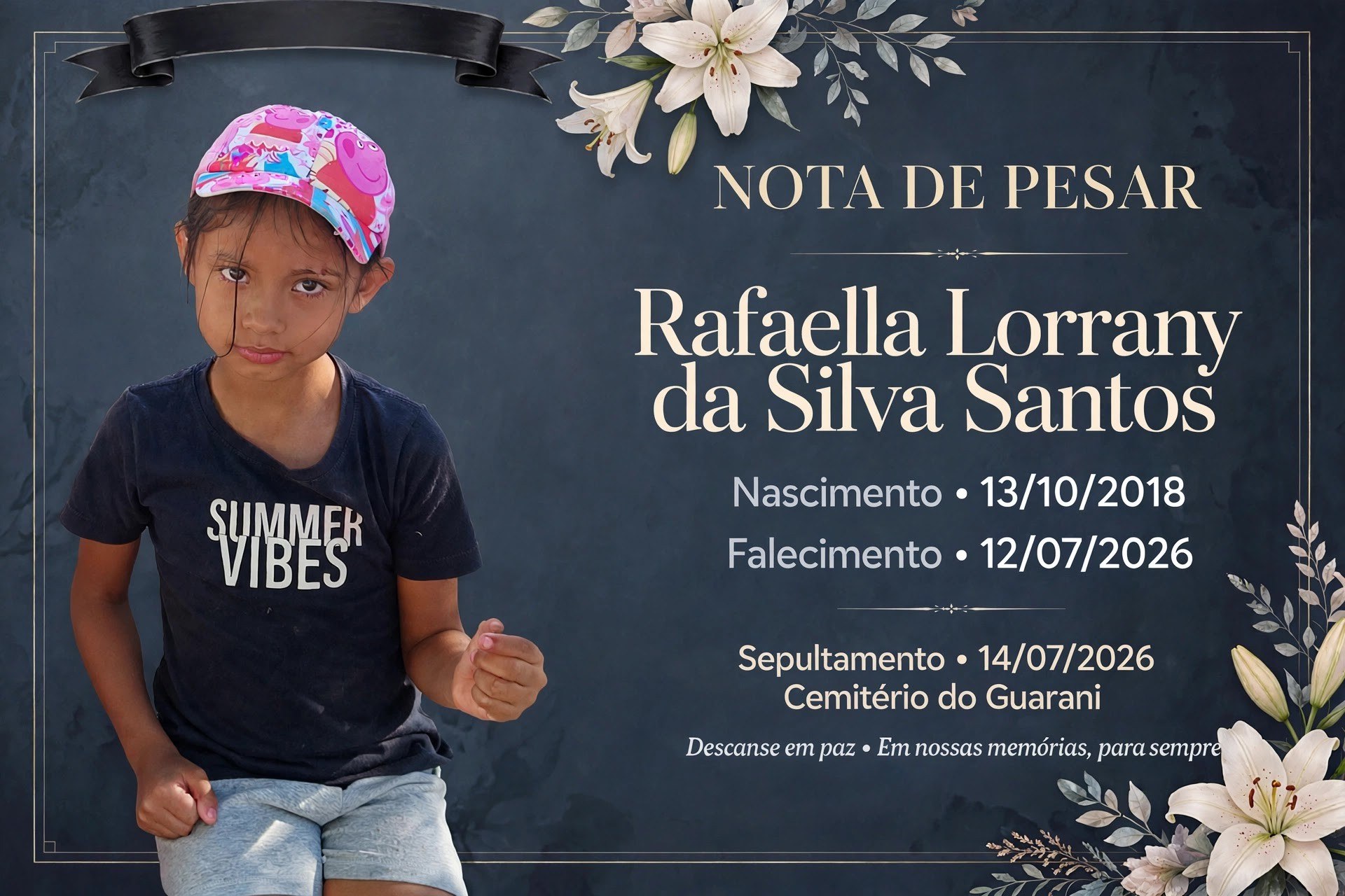 Criança de 7 anos morre em grave acidente na BR-369 em Mamborê