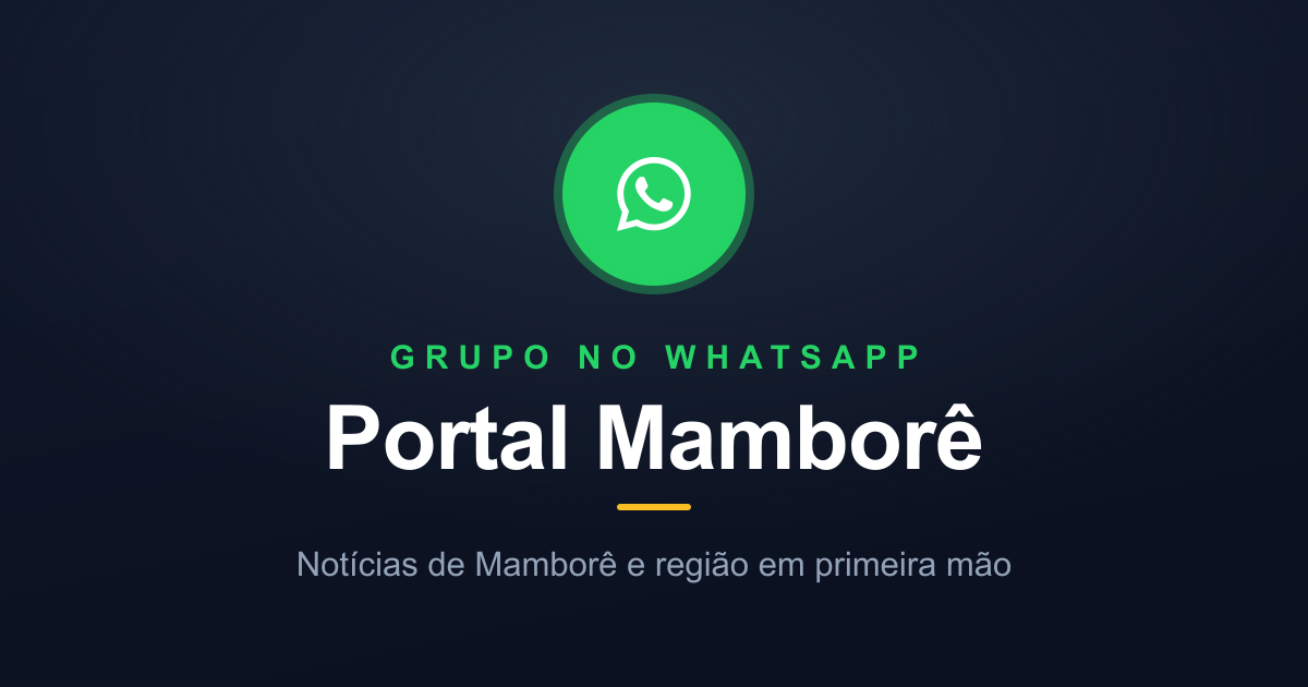 Portal Mamborê cria grupo no WhatsApp para enviar notícias de Mamborê em primeira mão