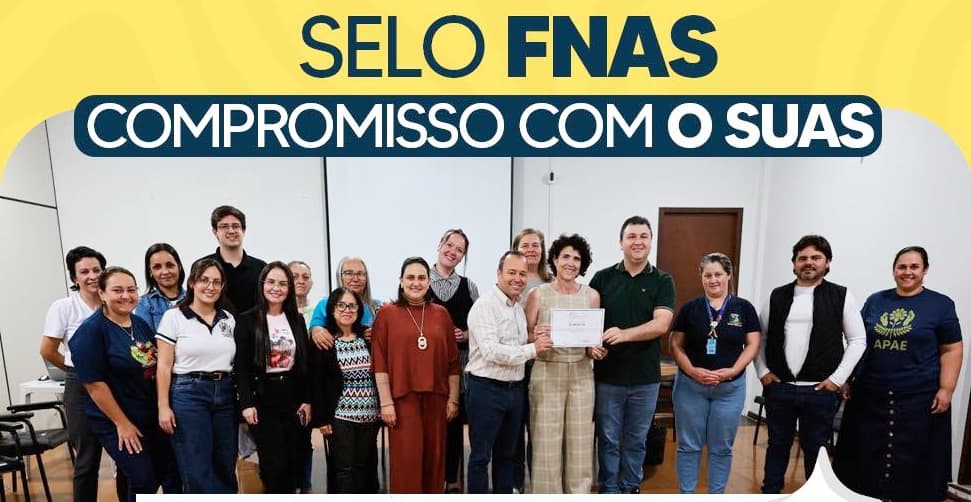 Mamborê recebe Selo FNAs por excelência na assistência social