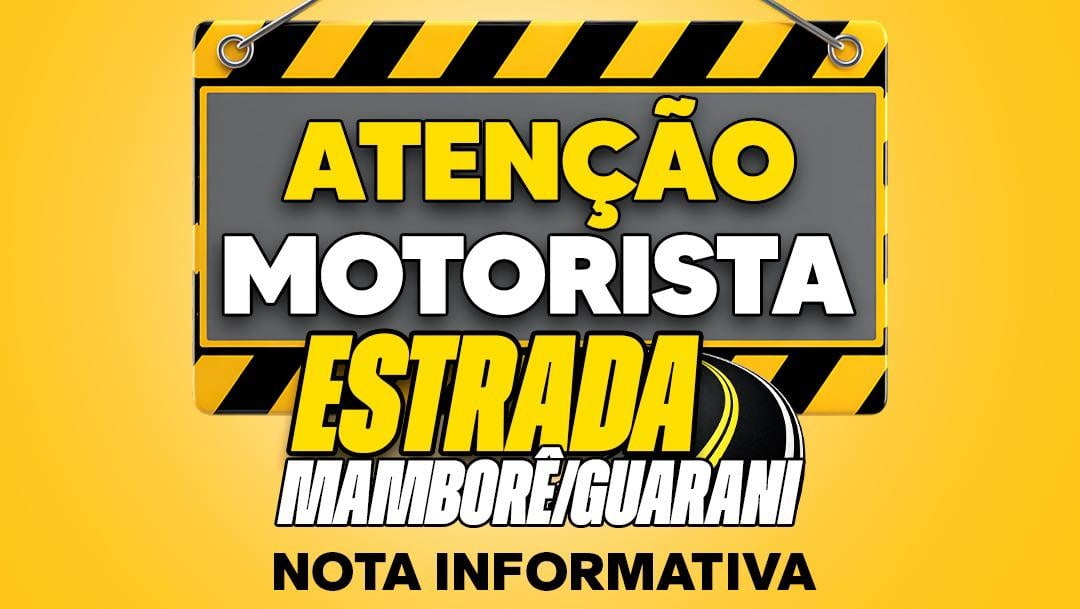 Prefeitura emite nota sobre obras na estrada entre Mamborê e Guarani