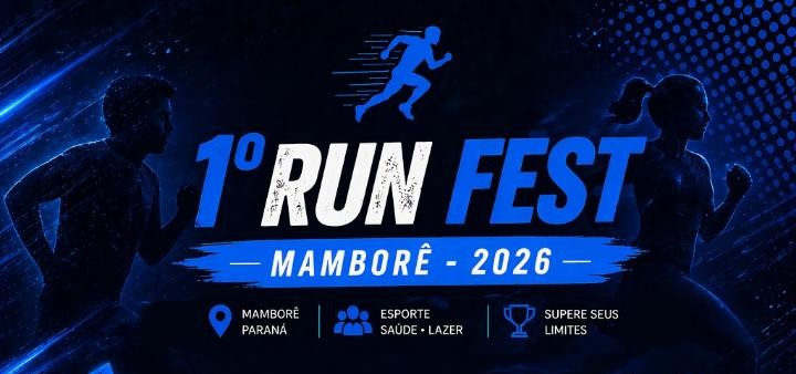 1º Run Fest Mamborê integra programação esportiva da EXPOMAM 2026