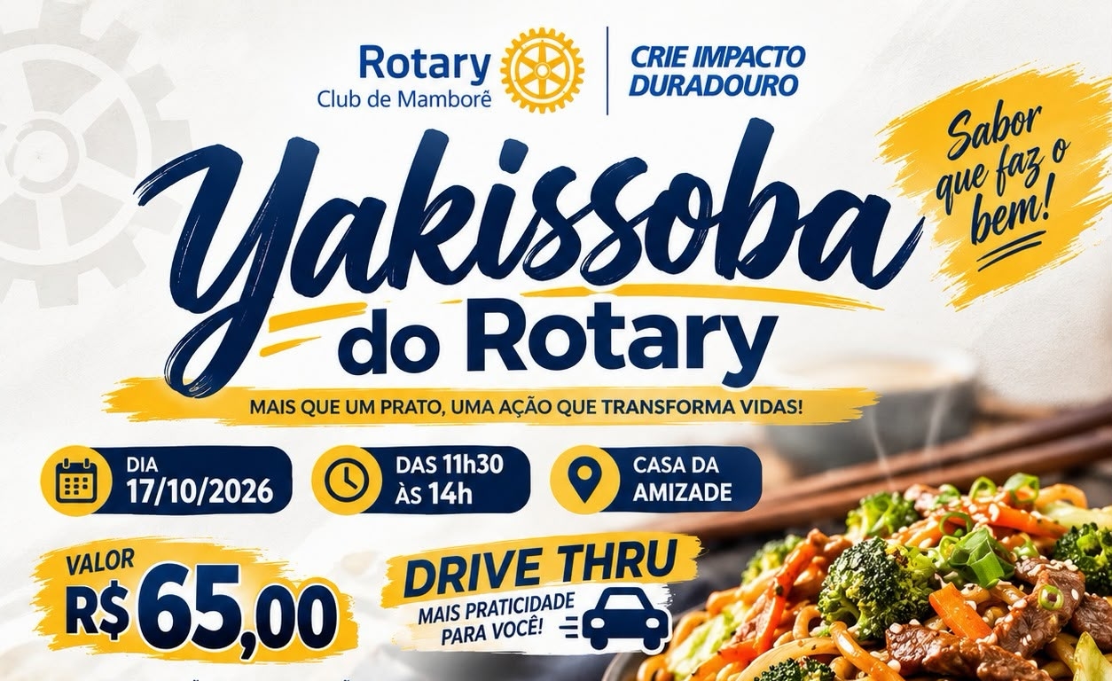 Rotary Clubs de Mamborê promovem edição do Yakissoba do Rotary